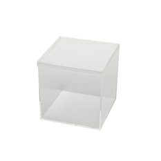 Clear Plexiglass Box with Lid 10cm