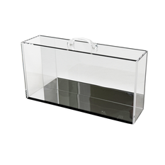 Plexiglass Handle Box with Inner Mirror