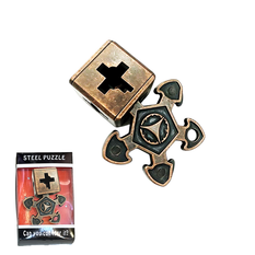 Metal Brain Teaser Puzzle Cross