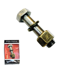 Metal Brain Teaser Puzzle Bolt and Nut