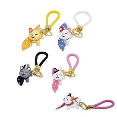 Cat Keychain in Multiple Colors