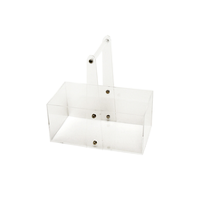 Plexiglass Box with Hinged Clear Handle
