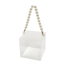 Plexiglass Box with Pearl-Style Handle
