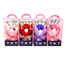 Gift Set with Rose Bouquet – 4 Designs