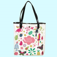 Transparent Shoulder Bag Tropic Nature – 33x36x10cm