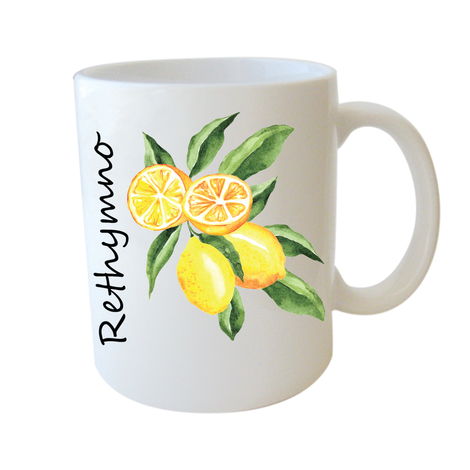 Custom Location Printed Mug for Tourist Shops