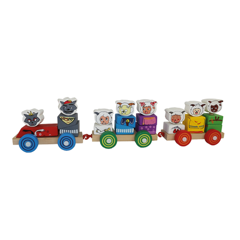 Wooden Animal Train Toy – 42 x 8 x 12 cm