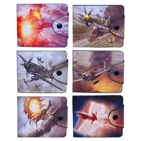 Youth Wallet with Airplane Designs – 6 Styles, 22.5x9.8cm