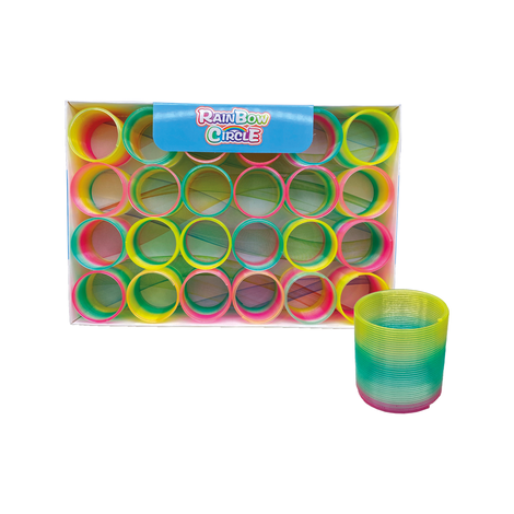 Rainbow Spring Toy – 5cm – Pack of 24 Pieces