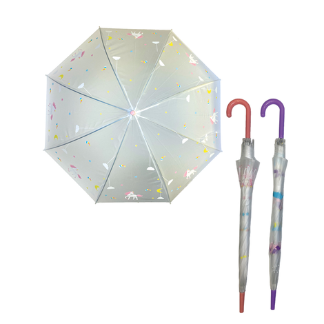 Kids Umbrella – Unicorn Design, 2 Colors (Diameter 110 cm)