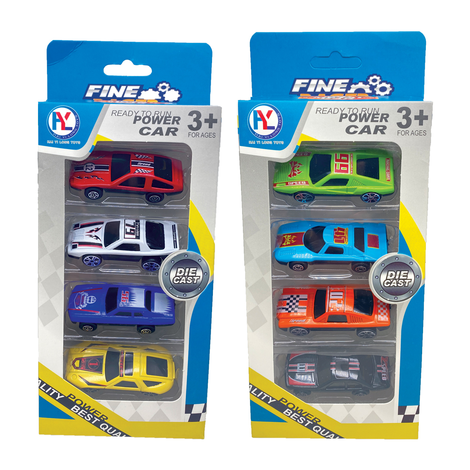 Die-Cast Cars – 4 Piece Set
