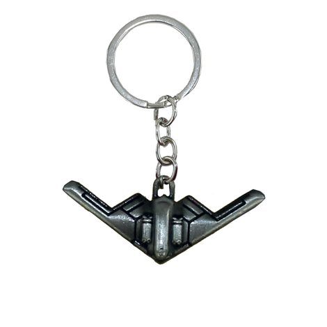 Metal Airplane Keychain 