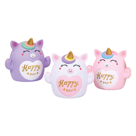 Unicorn Coin Bank 19x18cm