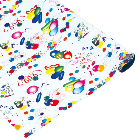 Metallic Wrapping Paper Balloons Design 