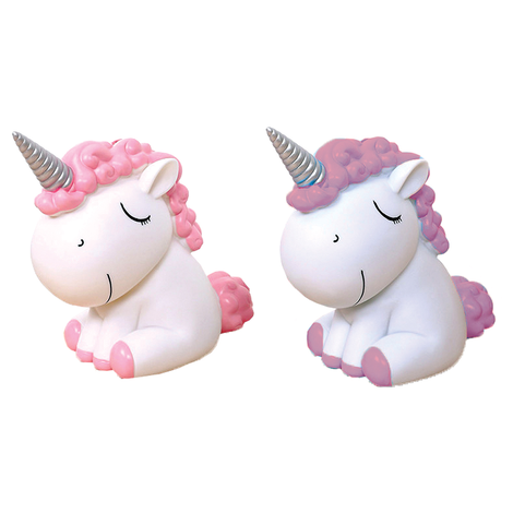 Unicorn Piggy Bank (Polyresin) – 2 Designs, 21cm 