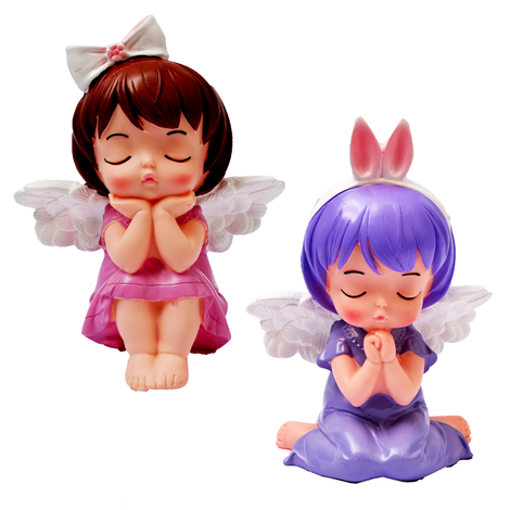 Angel Girl Piggy Bank (Polyresin) – 2 Colors, 17cm