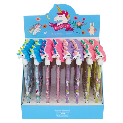 Unicorn Pencil – 4 Designs (Pack of 48 pcs) 
