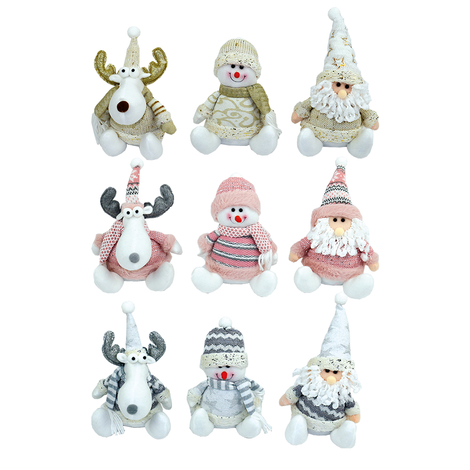 Christmas Decorative Figure in 3 Designs & 3 Colors – 30 cm