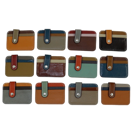 Men’s Leather Wallet – 12 Colors | 10×7cm 