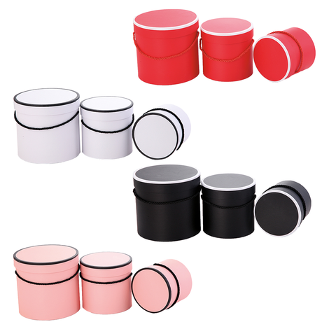 Gift Packaging Box in 4 Colors – Set of 3