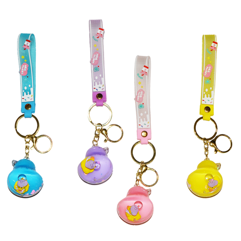 Duck Water Keychain – 4 Colors – Pack of 12 Pieces