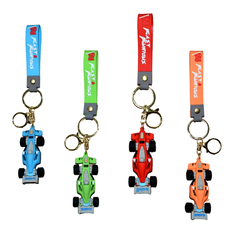 Formula Keychain – 4 Colors – Pack of 12