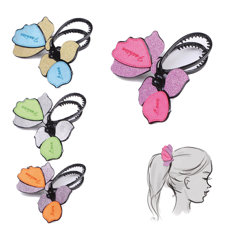 Hair Accessory in 4 Colors – Pack of 12 Pieces