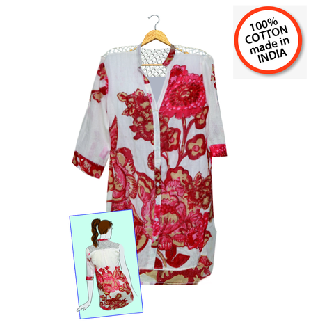 100% Cotton Kaftan from India – Sizes S/M & L/XL