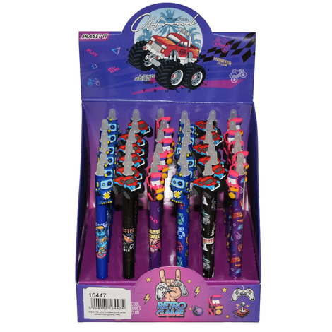 Erasable Ink Pen in 3 Designs – Pack of 36