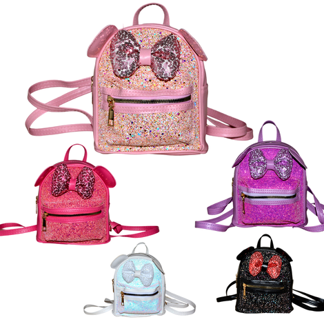 Kids Sequin Backpack – 5 Colors – 19 x 17 x 9 cm