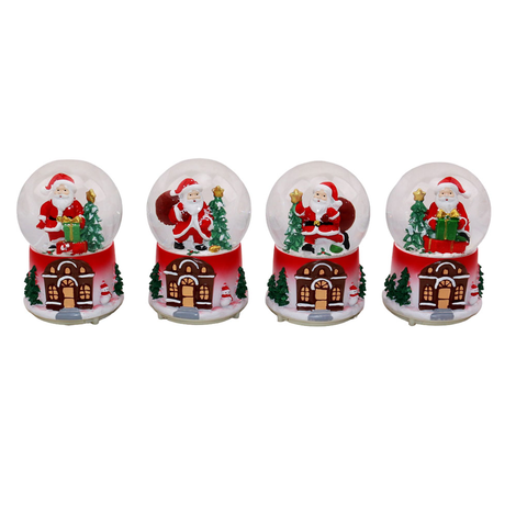 Christmas Snow Globe with Santa 13cm & 16cm