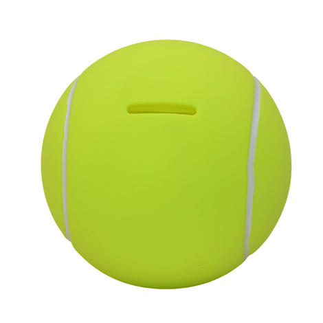 Ball money box polyester 15cm