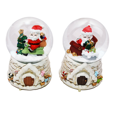 Snow Globe with Light and Music in 2 Designs
