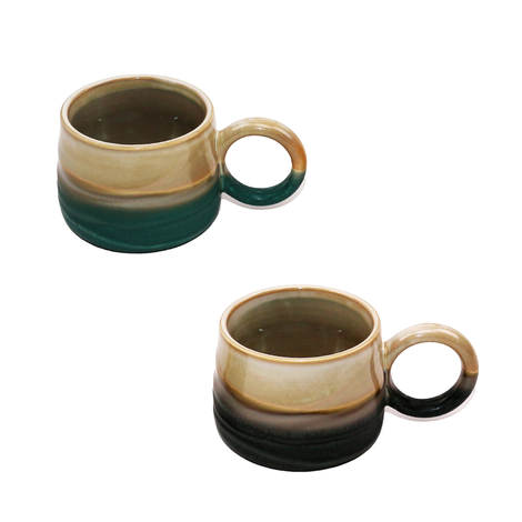Cup 2 colors 9x7.5cm