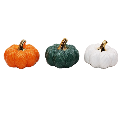Christmas Pumpkin Decoration 3 Colors 10x7cm