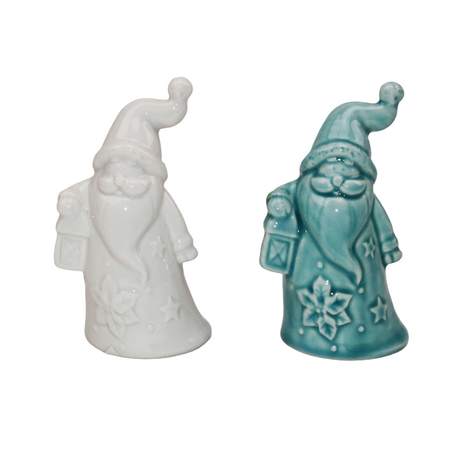 Christmas Santa Decoration 2 Colors 13.5x6.5cm