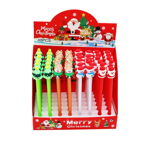 Christmas pen in 4 designs – Pack of 48 pieces
