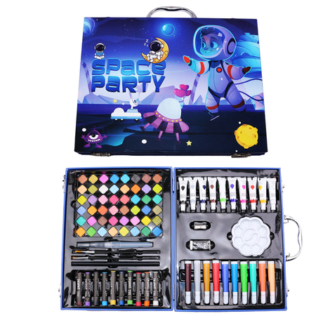 Astronaut painting art set suitcase