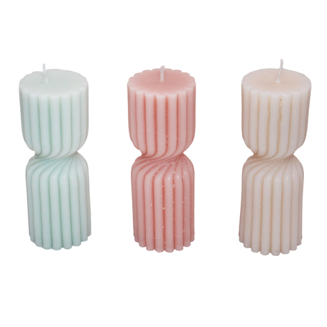 Soy Scented Candle, 3 colors – 3 fragrances, 11.5cm