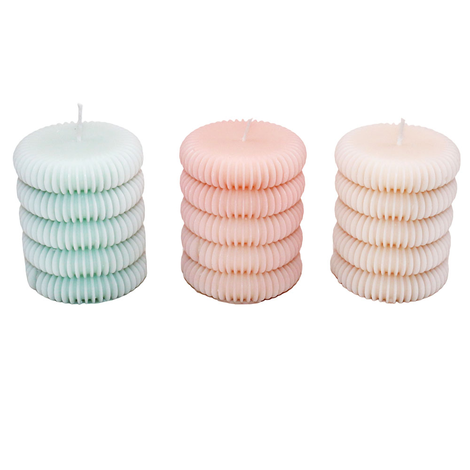 Soy Scented Candle, 3 colors – 3 fragrances, 8cm