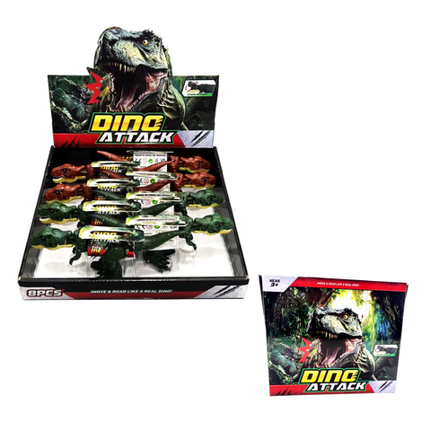 Dinosaur Toy with Movement & Sound – 2 Colors – Pack of 8