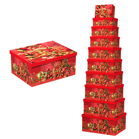 Christmas Gift Boxes – Set of 10 Pieces