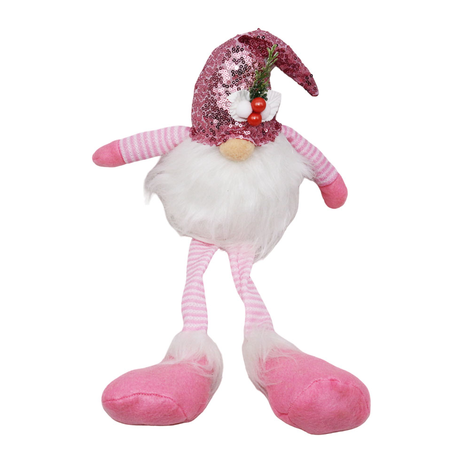 Christmas Pink Gnome Decoration – 53cm