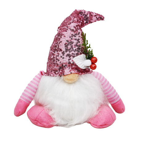 Christmas Pink Gnome Decoration – 30cm