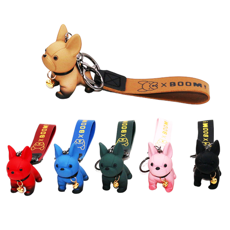 Dog Keychain in 6 Colors – Pack of 12