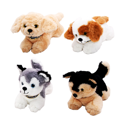 Plush Dog Toy 25cm 4 Designs