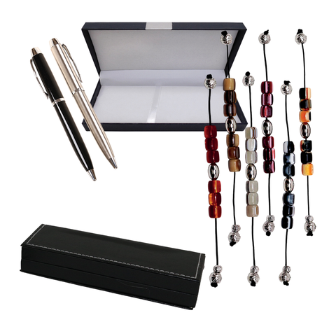Gift Set: Pen (2 Colors) & Worry Beads (6 Colors) in Gift Box