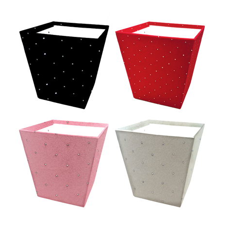Velvet Box with Rhinestones