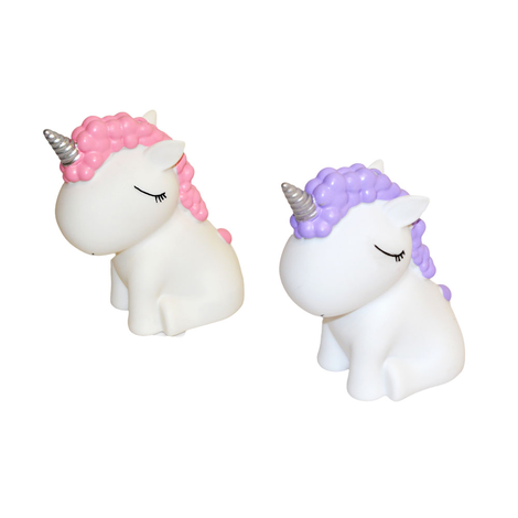 Unicorn Kids Money Box 14cm Pink & Purple