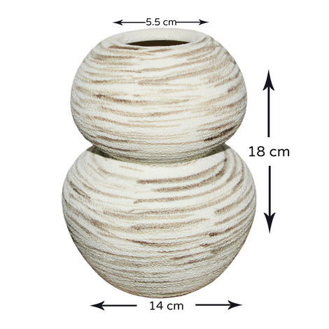 Vase Ceramic Decorative 18x5.5x14cm